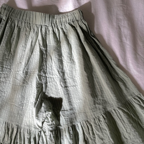 SOLD Chicwish Sunny Days Wide-Leg Pants Sage Green (XS/S) - Picture 2 of 5